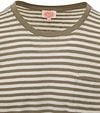 Armor-Lux T-Shirt Linen Stripes Green Product / Detail