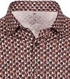 Desoto Shirt Fundamental Vibes Print Brown Product / Detail