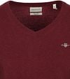 Gant Pullover V-Neck Wool Blend Bordeaux Product / Detail