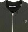 KnowledgeCotton Apparel Field Cardigan Dark Green Product / Detail