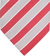 Stropdas Zijde Rood Grijs Streep Product / Detail