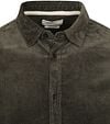 Anerkjendt Shirt Akleif Corduroy Dark Green Product / Detail