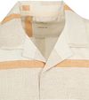 Anerkjendt Short Sleeve Shirt Leo Linen Stripe Ecru Product / Detail