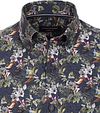 Casa Moda SS Shirt Dark Blue Botanical Print Product / Detail