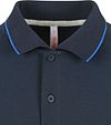 Sun68 Polo Shirt Small Stripe Collar Navy Product / Detail