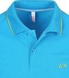 Sun68 Polo Shirt Small Stripe Collar Blue Product / Detail