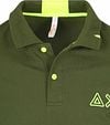 Sun68 Polo Shirt Logo Fluo Army Green Product / Detail