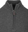 Suitable Half Zip Trui Lamswol Antraciet Product / Detail