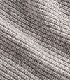 Barbour Pullover Lambswool Knitted Stone Grau Model / Detail