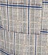 Blue Industry Overshirt Checkered Beige Product / Detail
