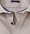 Olymp Luxor Shirt Structure Beige   Model / Detail