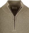 Suitable Half Zip Pullover Wool Blend Taupe Product / Detail