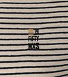 No Excess T Shirt Stripes Yarn Dye Beige Product / Detail