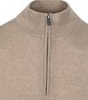 Suitable Merino Half Zip Trui Beige Product / Detail