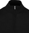 Suitable Merino Half Zip Sweater Black Product / Detail