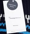 KnowledgeCotton Apparel Beanie Wolle Druck Navyblau Product / Detail