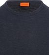Suitable Trui Structure Slub Navy Product / Detail