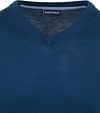 Suitable Merino Pullover V-Neck Indigo Blue Product / Detail