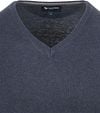Suitable Respect Cotton Vinir Pullover Melange Navy Product / Detail