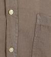 BOSS Relegant Hemd Leinen Taupe Product / Achterkant