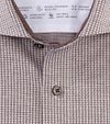 OLYMP Shirt Level 5 24/Seven Pied de Poule Brown Product / Detail