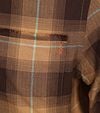 Scotch and Soda Shirt Plaid Brown Product / Detail