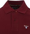 Barbour Tartan Pique Polo Shirt Bordeaux Product / Detail
