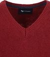 Suitable Lambswool Pullover V-Neck Bordeaux Product / Detail