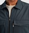 Cast Iron Overshirt Steel Blue Model / Detail