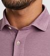 Cast Iron Overhemd Jersey Piqué Mauve Model / Detail