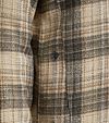 Cast Iron Overshirt Checks Green Model / Detail