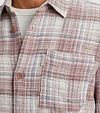 Cast Iron Overshirt Checks Pink Model / Detail