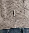 Cast Iron Rollneck Pullover Melange Grey Model / Detail