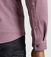 Cast Iron Shirt Jersey Piqué Mauve Model / Detail