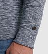 Cast Iron Sweater Turtleneck Blue Model / Detail