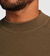 Cast Iron Turtle Sweater Brown Model / Detail