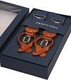 Profuomo Suspenders Petrol Verpakking