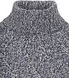 NZA Rollneck Pullover Eli Cable Melange Navy Product / Detail