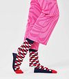 Happy Socks Socks Red Blocks Model / Zijkant