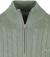 Gant Half-Zip Pullover Cable Groen Product / Detail