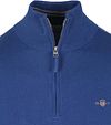 Gant Half Zip Pullover Mid Blue Product / Detail
