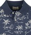 Gant Polo Shirt Palm Print Dusty Navy Product / Detail