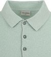No Excess Knitted Polo Shirt Structure Green Product / Detail
