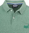 Superdry Piqué Polo Shirt Melange Green Product / Detail
