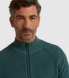 Vanguard Pullover Half Zip Green Model / Detail