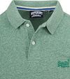 Superdry Piqué Poloshirt Melange Groen Product / Detail