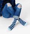 Happy Socks Socks Blue Blocks Model / Sfeerbeeld