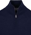 King Essentials The Michael Half Zip Pull Merino Navy Product / Detail