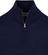 King Essentials The Michael Half Zip Pull Merino Navy Product / Detail