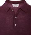 King Essentials The Robert Long Sleeve Polo Shirt Merino Burgundy Product / Detail